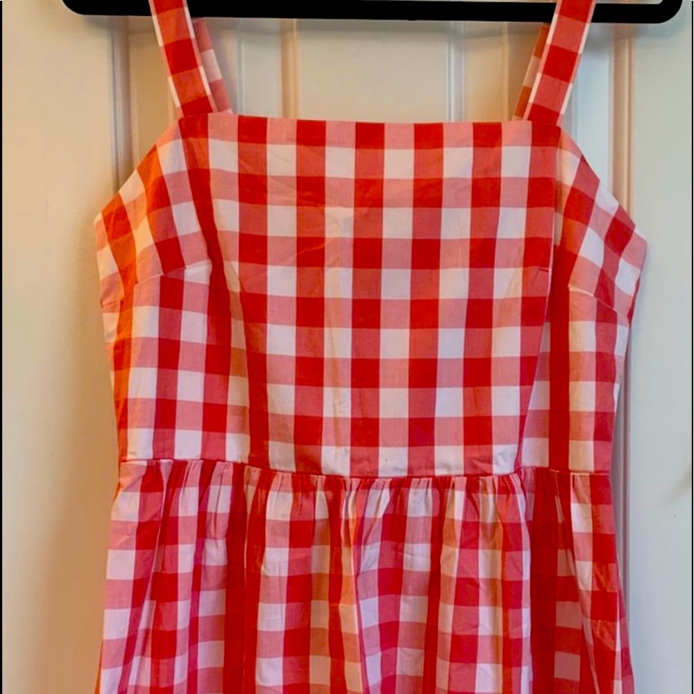 J crew gingham dress